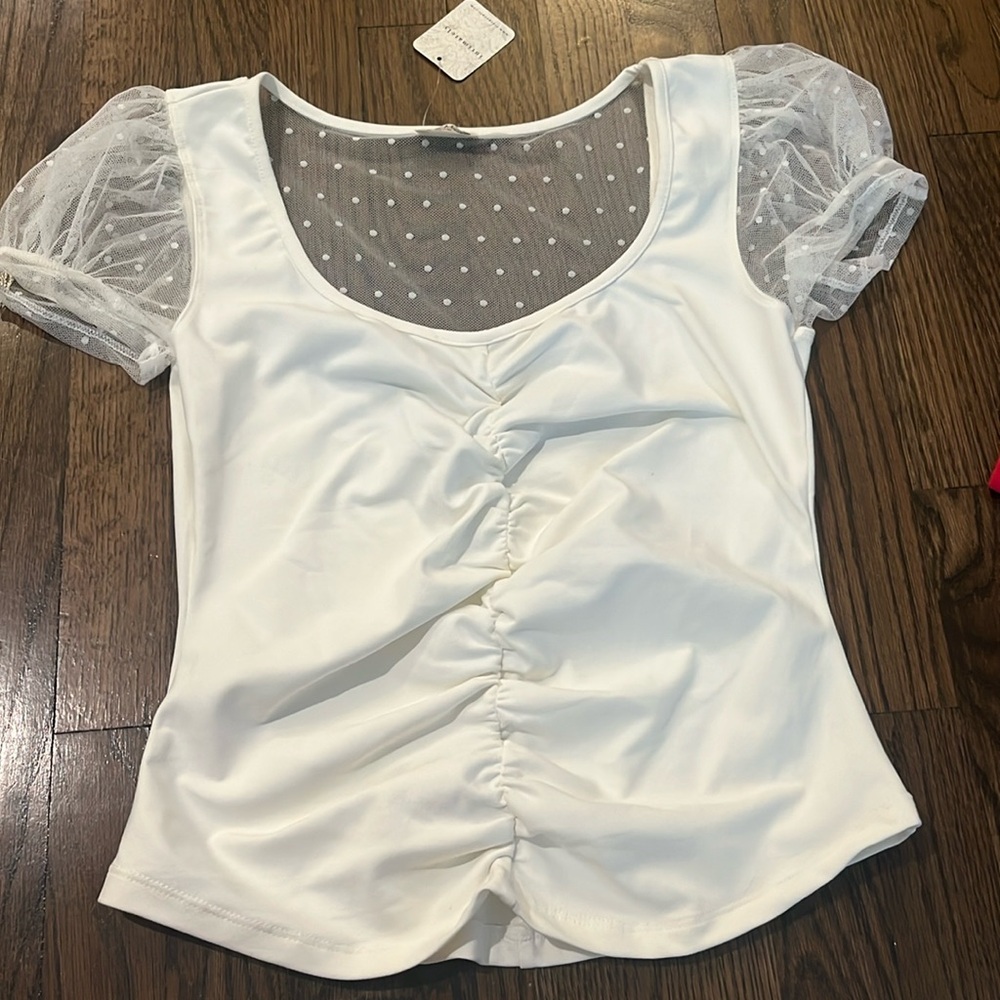 Free People white blouse, M